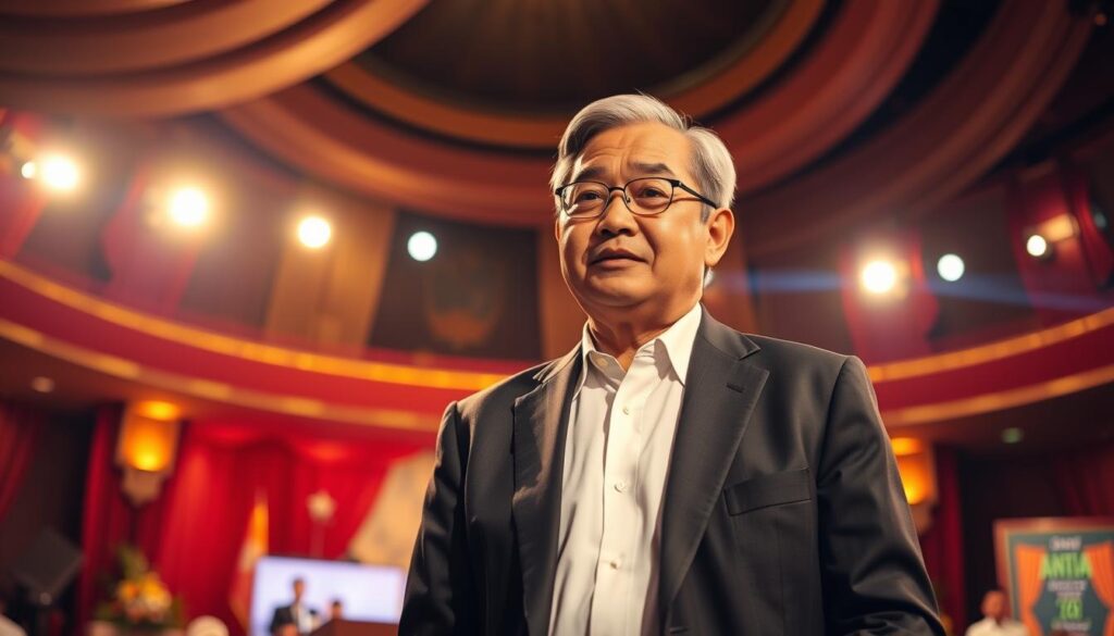 Dr. Lantar Yuniar dalam sebuah acara seni