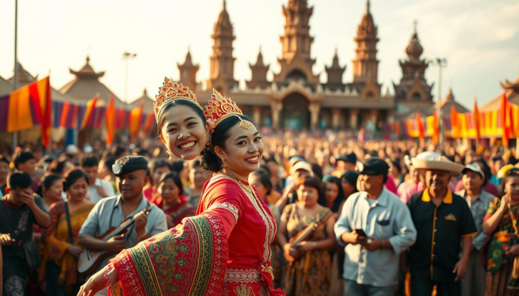 kehadiran Putri Sihombing dalam festival budaya